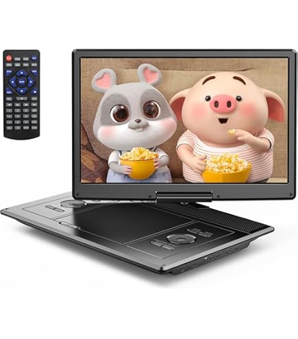 Amazon.co.jp: Jekero ポータブルDVDプレーヤー 16.9型 液晶14.1